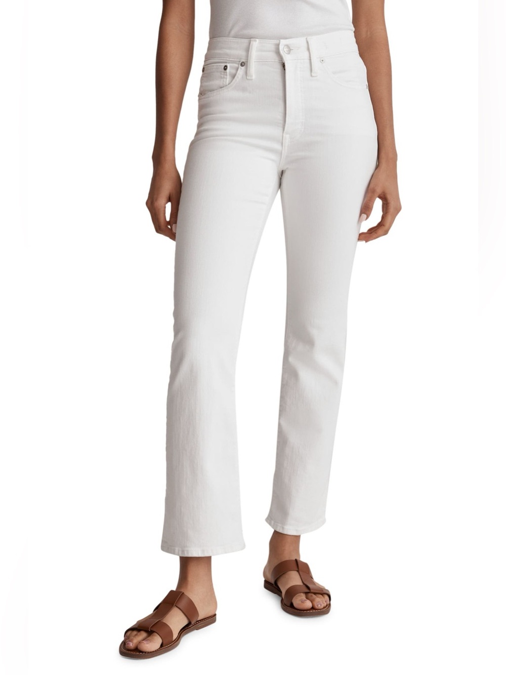 NWT Madewell Mid-Rise Kick Out Jean